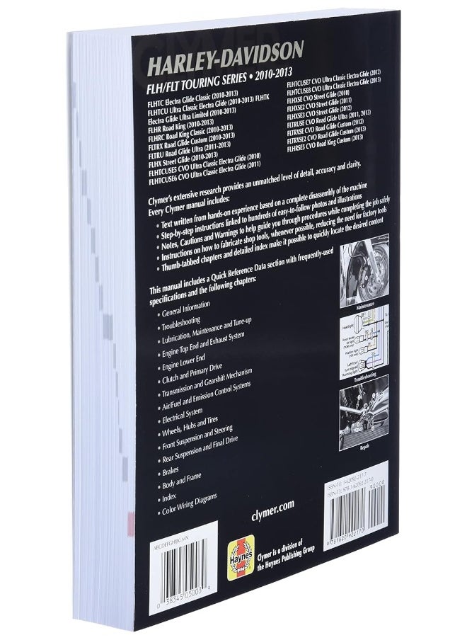 Harley-Davidson FLH/FLT Touring Series Motorcycle (2010-2013) Service Repair Manual  - Image 1