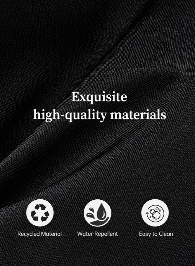 SHABILI Women Nylon Backpack College Bag Tourist Bag Ladies Bag, Ladies Large Capacity Multi Pocket Tassel Stitch Pack for Teenager Youth Casual Party Travel, Lightweight Water Repellent Rucksack (Black) - Image 2