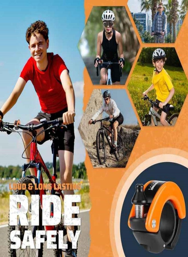 Chrisphil Hidden Bike Bell Conch Clear Long Sound Tricycle Horn (Orange) - Image 4