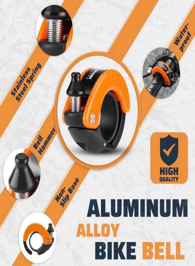 Chrisphil Hidden Bike Bell Conch Clear Long Sound Tricycle Horn (Orange) - Image 2