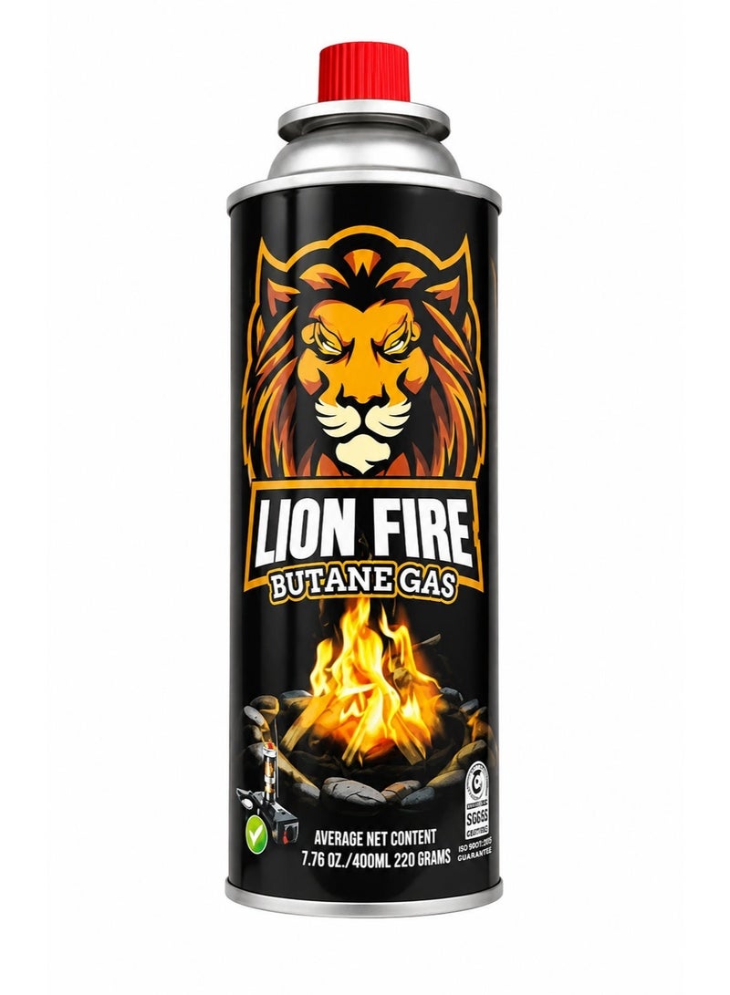 Lion Butane Lighter Gas for Any Type of Lighter 220g - Image 1