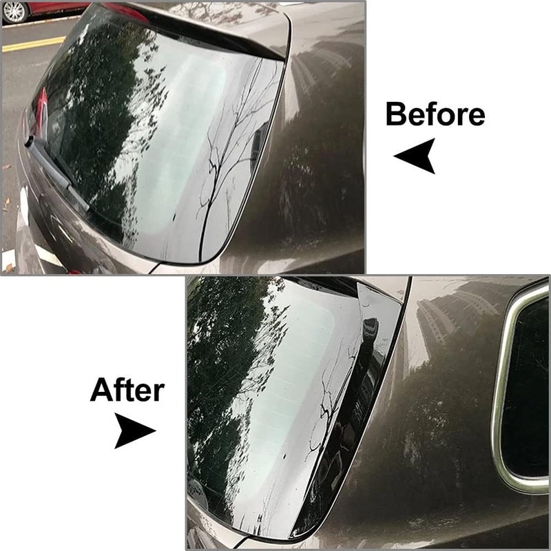 Yurefax Carbon Fiber Rear Window Spoiler for Passat B7 - Image 4