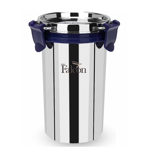 PDDFALCON EcoNxt Stainless Steel Tumbler/Glass Set with All-Steel Lid, Extra Clamp,Zero Plastic Contact,100% Leakproof BIS Certified, Jindal Seal & Made in India Ideal for Office, Gym, Travel (300ml) - Image 1