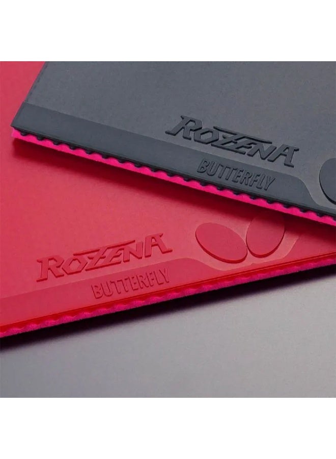 Butterfly Rozena Table Tennis Rubber - Black, 2.1mm - Image 2