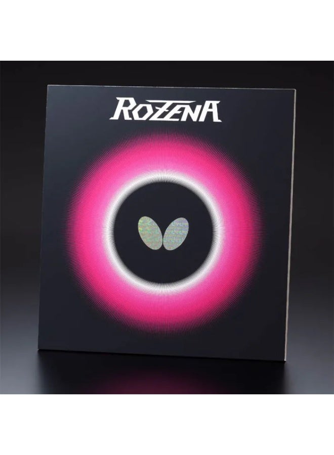 Butterfly Rozena Table Tennis Rubber - Black, 2.1mm