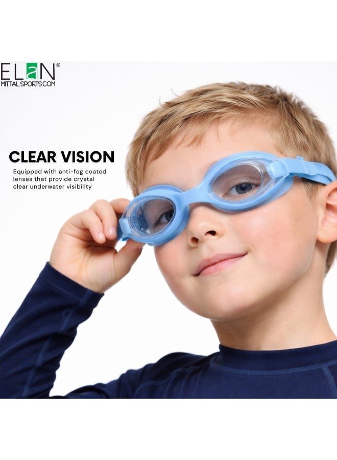 ELAN Morex One-Piece Silicone Swim Goggles - Sea Green Edition - High-Strength Vacuum Leak-Proof Design - Premium Anti-Fog & UV Protection Swimming Goggles - Stylish No-Leak Gear for Women & Men - Image 4