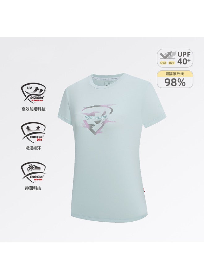 NorthLand Women's Short Sleeve T-shirt New Fashion Sports Tee Summer Moisture-wicking Antibacterial - Image 2