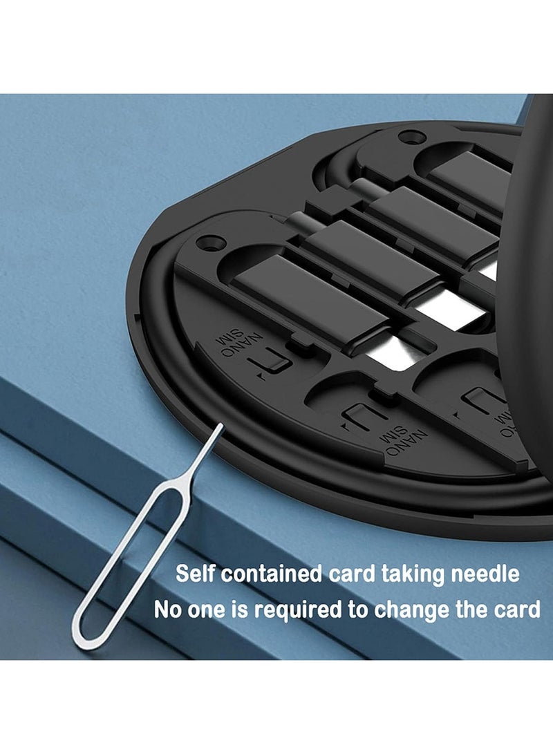 QSHOP® Multifunctional USB Data Cable 60W Fast Charging Mini Storage Box for Digital Electronic Gadgets Card Removal Pins Set