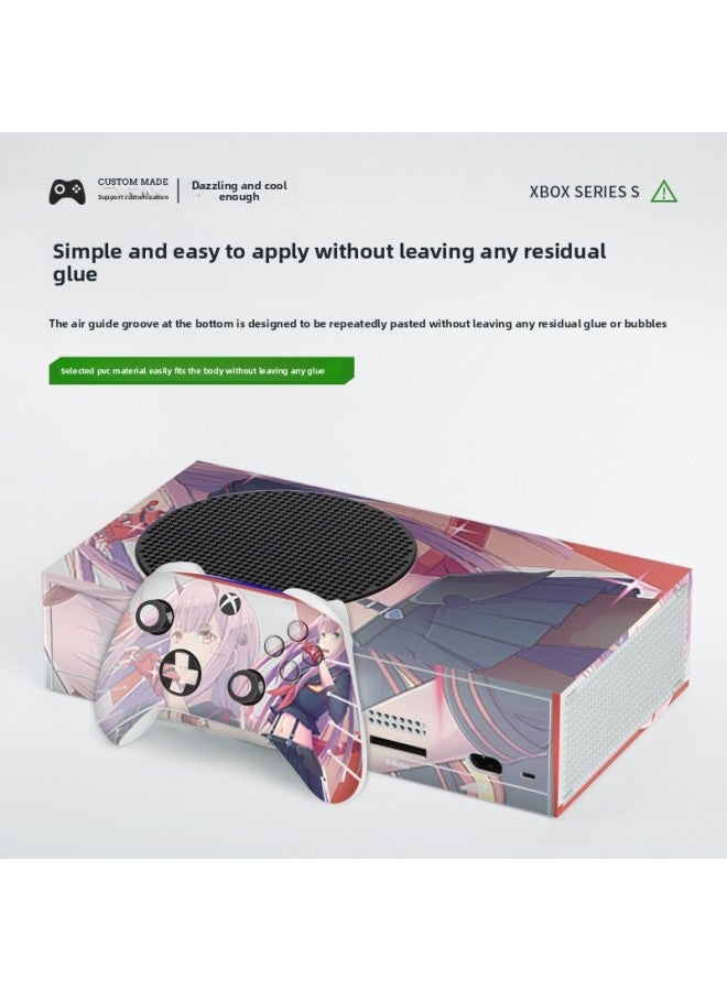 Applicable To Microsoft Xbox Series S Home Game Console Sticker Handle Protective Cover Film Accessories Scratch-resistant-Color:009 - Image 4