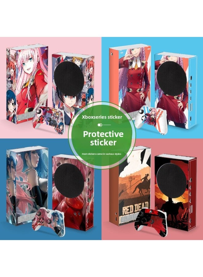 Applicable To Microsoft Xbox Series S Home Game Console Sticker Handle Protective Cover Film Accessories Scratch-resistant-Color:009 - Image 2