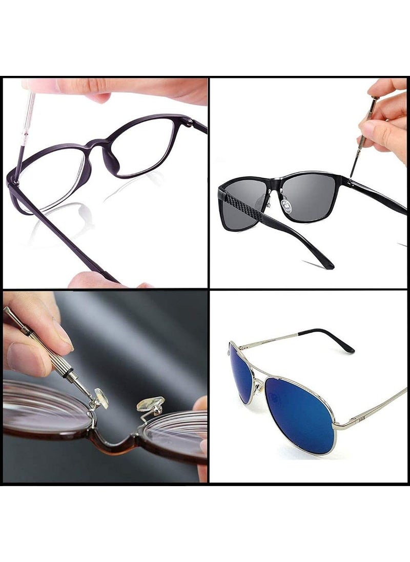 DIY Crafts Diy Crafts CTDIYHI57119 Kit Eyeglass Repair Kit Sunglasses Repair Kit With Nose Pads Screws Screwdriver Tweezers Pack of 1 Set Kit 1 Multicolor  - Image 5