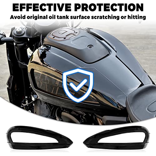 VEISUTOR غطاء تزيين خزان الوقود VEISUTOR لسبورتستر S 1250 21-23، غطاء تزيين خزان الوقود الأسود اللامع لملحقات هارلي سبورتستر S 1250 RH1250S 2021-2023 - Image 4