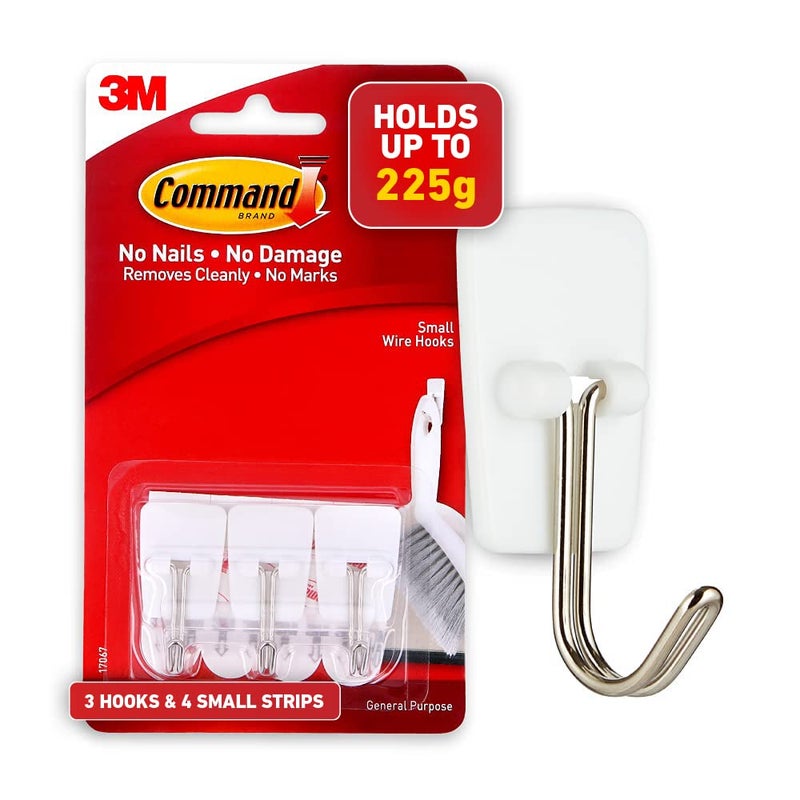 Command Command Plastic Jumbo Utilty Wall Hooks Up to 34Kg Holds Strongly Heavy Duty Reusable Adhesive  - Image 5