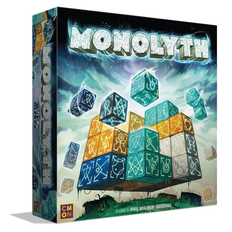 CMON Monolyth | Monolith Building Strategy Board Game | Tactile Puzzle | Fun Family Activity for Kids and Adults | Ages 8+ | 1-4 Players | 30 Minutes Playtime, Multicolor (MNL001) - Image 2