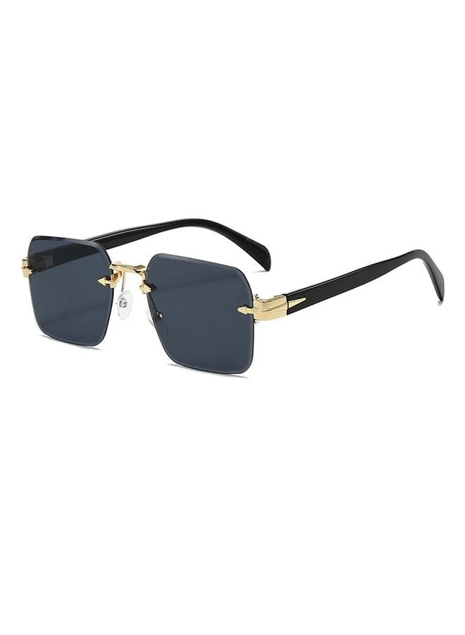 تايك تو Retro Rimless Square Sunglasses