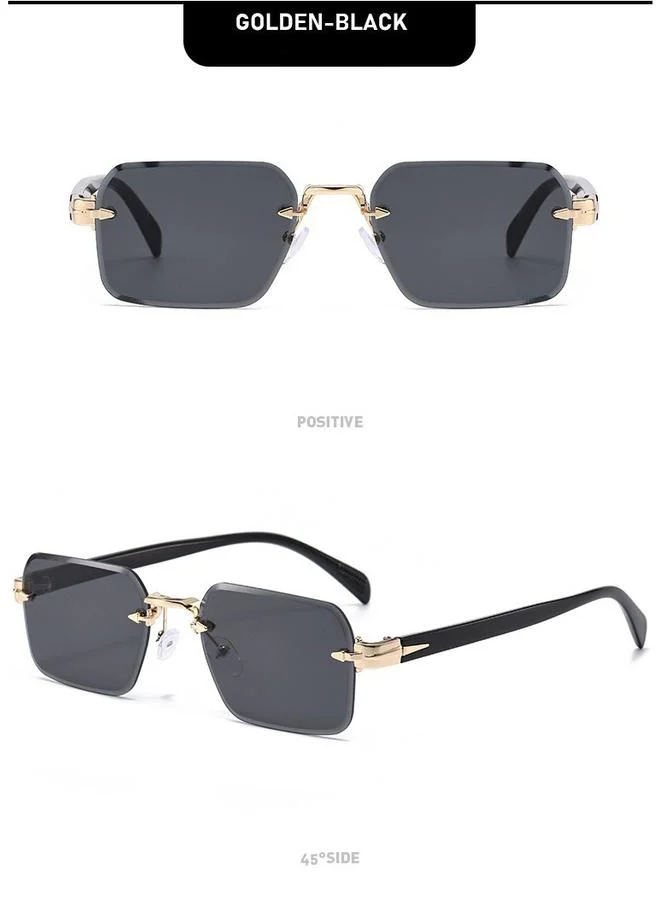 Take Two  Retro Rimless Square Sunglasses for Women | Best Price UAE