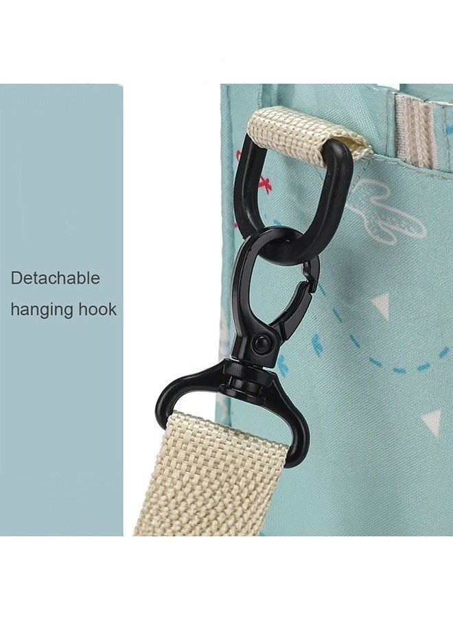 MIXDE - Bag Baby Diaper Caddy Bag Organizer Mom Bag Diaper Storage Bag Wet Bags Bag Organizer for Tote Travel Organizer Bags Single-shoulder Nappy Bag Storage Bags - Image 1