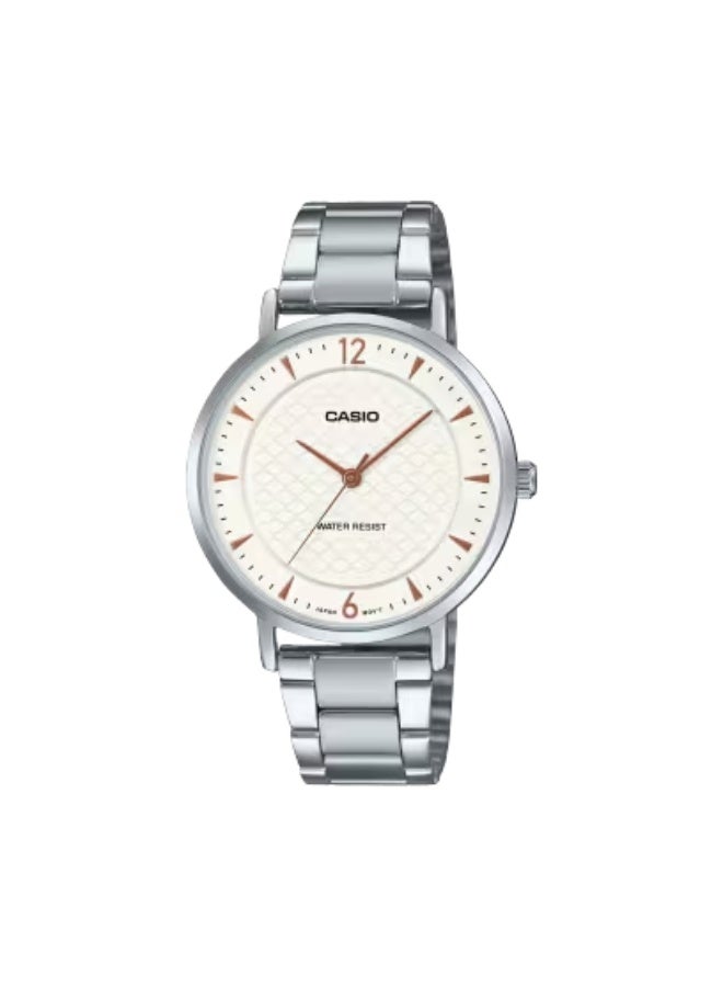 Women's Stainless Steel Analog Watch LTP-VT04D-7A - 34 mm