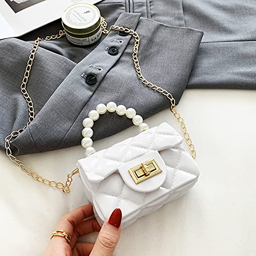 JienClound Little Girls Crossbody Purses Handbag Mini Casual Messenger Shoulder Bag for Kids (white) - Image 5