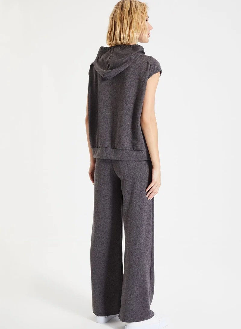 trendyol Printed Hoodie & Pants Set