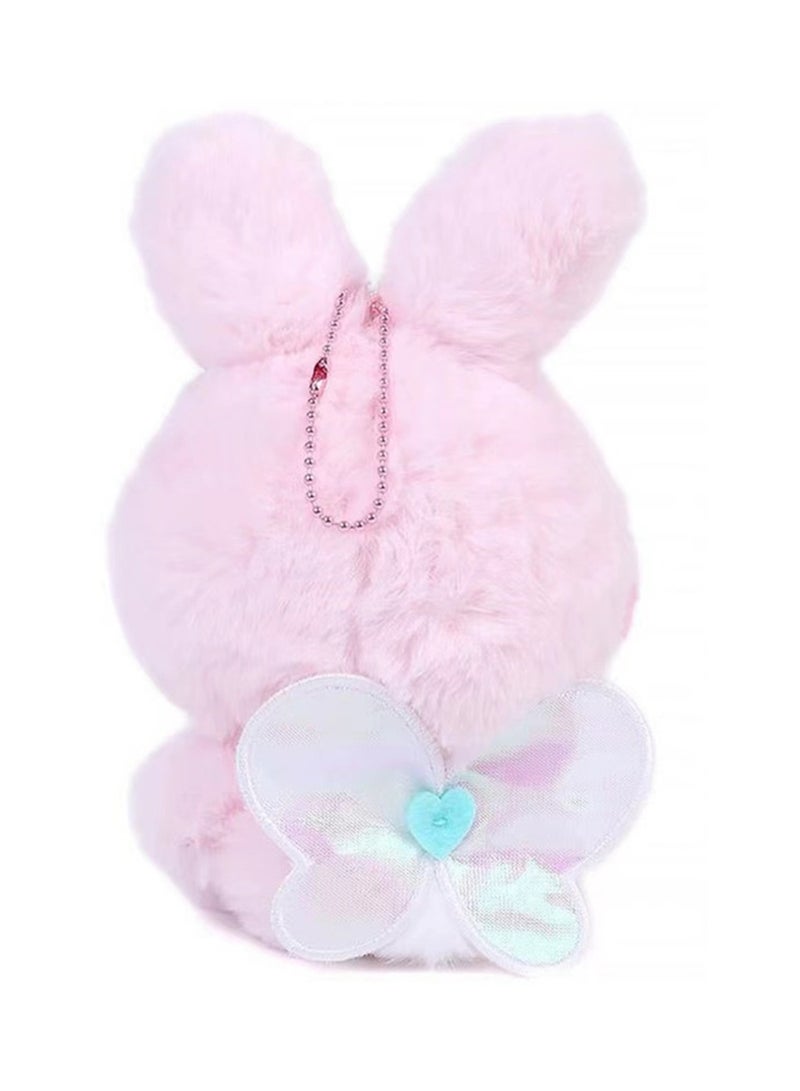 Two-piece doll + pendant (My Melody)rabbit ears and wings series plush toy bag pendant gift ornaments  - Image 4