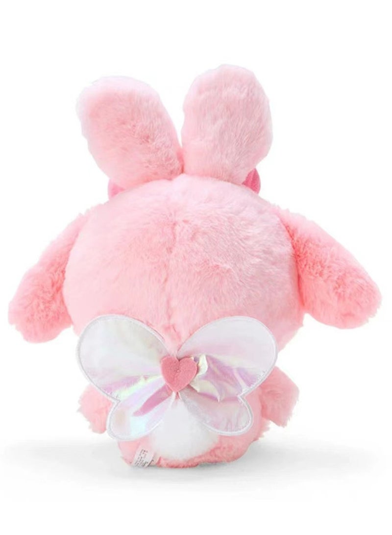 Two-piece doll + pendant (My Melody)rabbit ears and wings series plush toy bag pendant gift ornaments  - Image 3