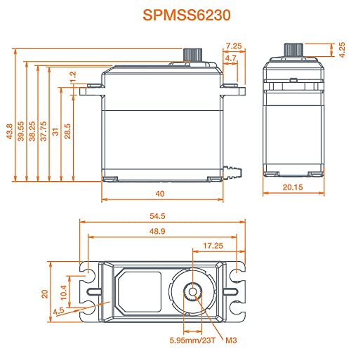 Spektrum S6230 Digital Surface Servo - Image 3