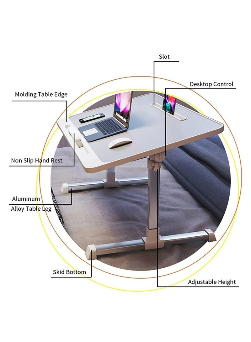 كيلا طاولة كمبيوتر محمول كبيرة قابلة للتعديل، مكتب سرير للكمبيوتر المحمول، مكتب للسرير، طاولة كمبيوتر محمول محمولة، طاولة سرير قابلة للتعديل، مكتب محمول، طاولة سرير للكمبيوتر المحمول، حامل كمبيوتر محمول للسرير، مكتب أرضي - Image 4