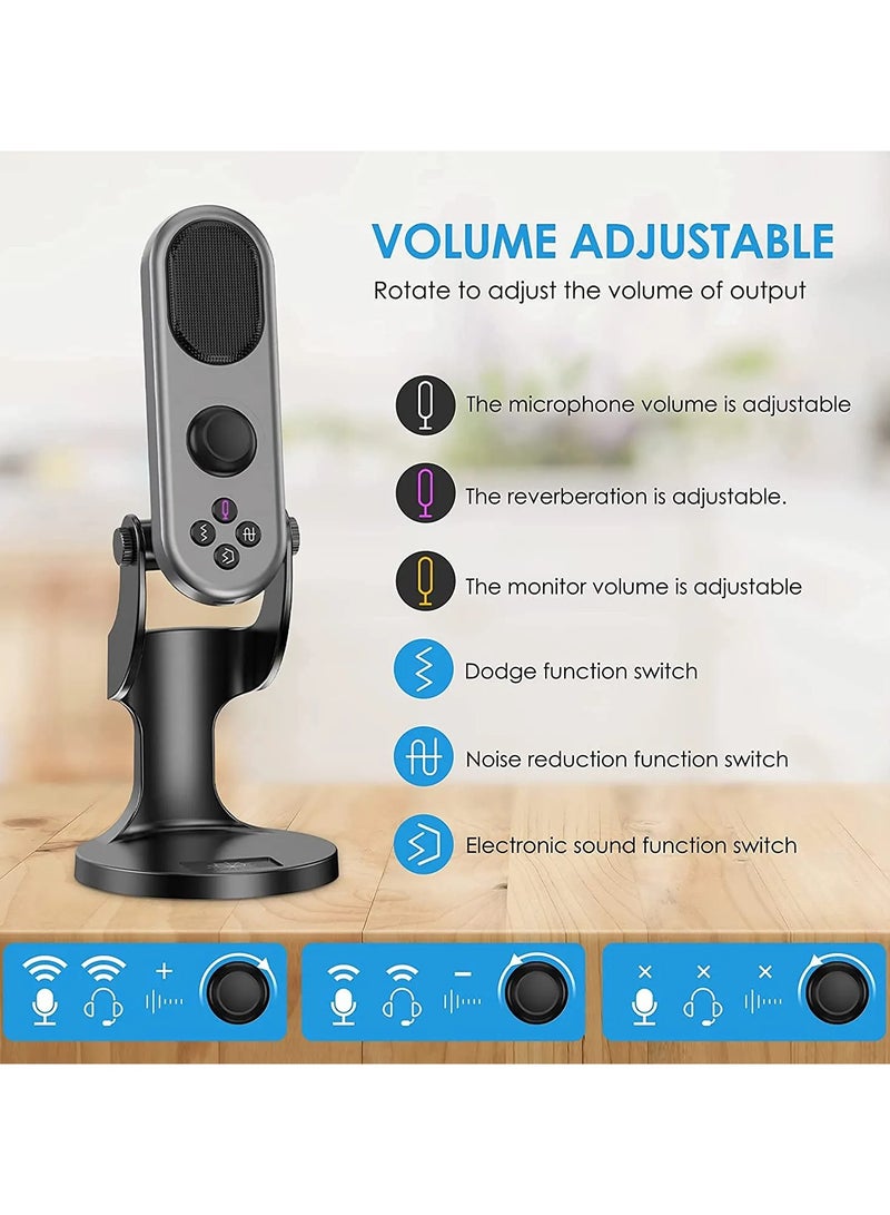 Jmary MC-PW7 USB Microphone Professional Voice Recorder - Image 3