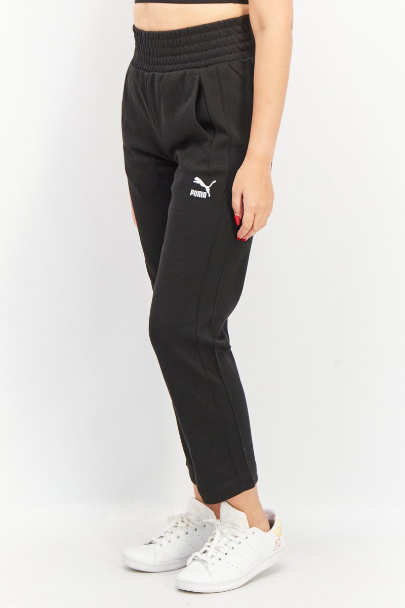 PUMA Women Sportwear Fit Embroidered Logo Sweatpants, Black - Image 4