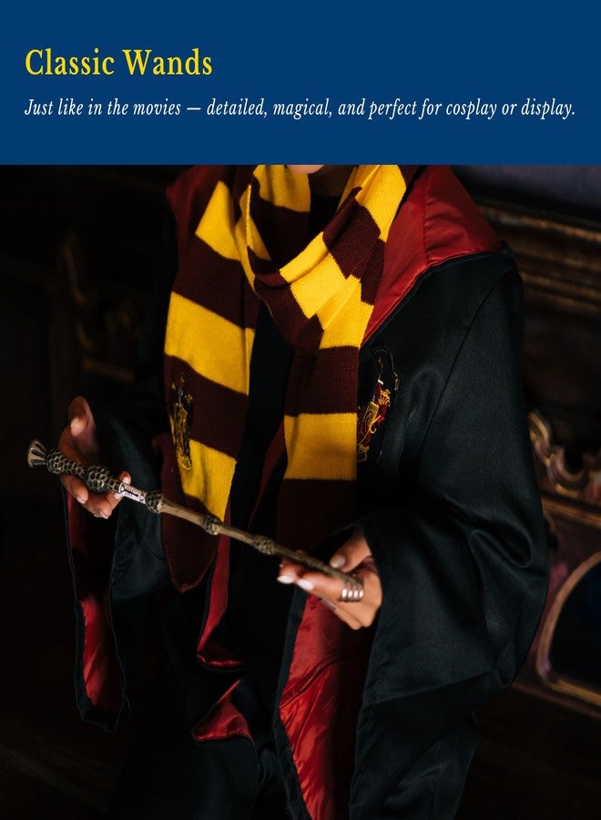 FUSKED Magical Wizard Wand with Authentic Details for Kids Unisex Party Costume Christmas Cosplay Accessory, Magical Costume Theme Party (Dumbledore and HP) - Image 2