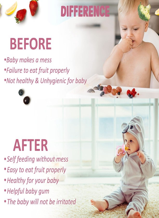 Bembika Baby Nibbler Piggy Pink Color, Baby Nibbler Pacifier,Baby Pacifier Food Nibbler, Baby Feeding Accessories (3-6 Months Baby) - Image 5