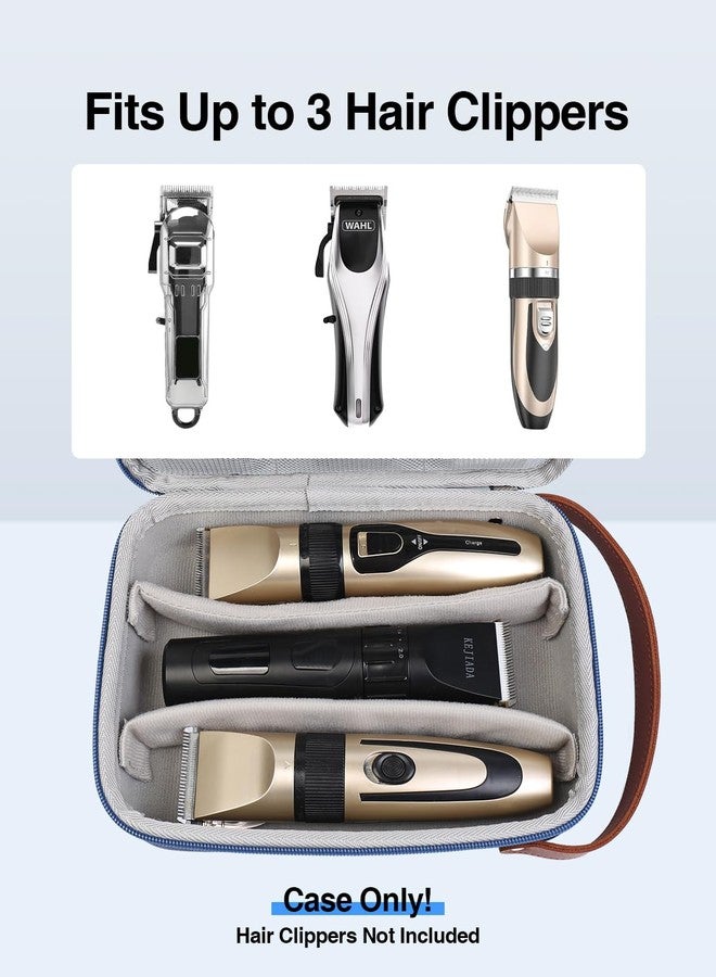 Luxtude Hair Clipper Case, Portable Barber Travel Cases for Trimmers, Guards & Accessories, Fits Wahl, Andis, Hatteker, Oneisal Grooming Tools (Case Only) - Image 3