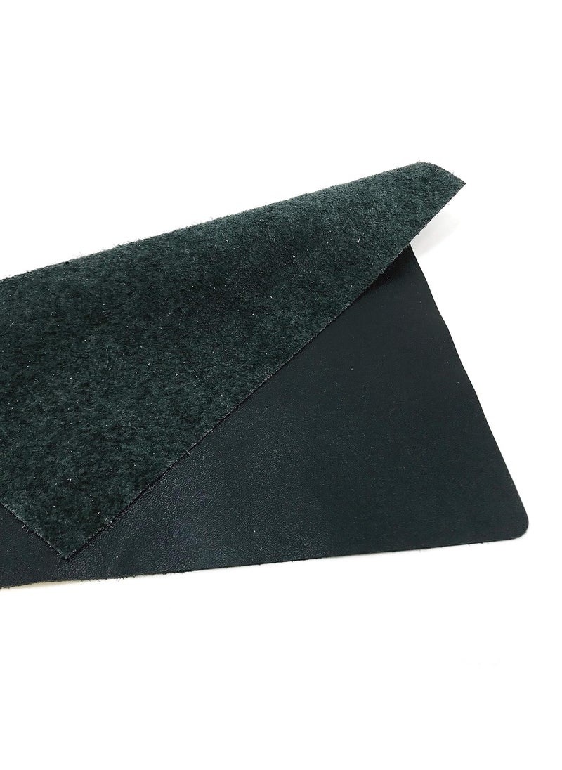 CRATLY Cratly Multipurpose Craft Wallet Articles Research Pure Leather Sheet of Dark Black or Any Other Color Size 11x11 LXB in Inches  - Image 3