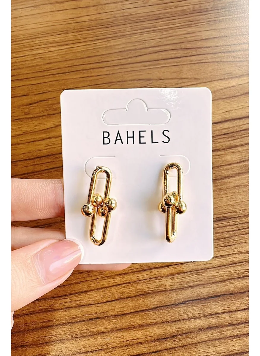 باهلس Gold Color Earrings