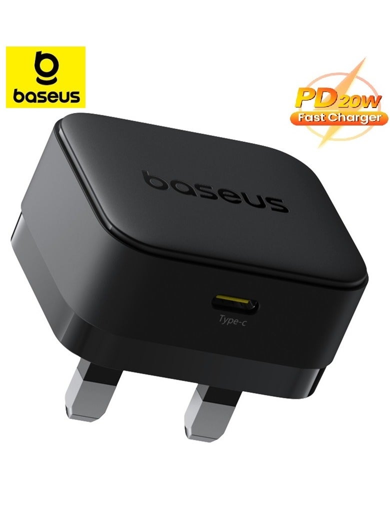 بيسوس شاحن iPhone من النوع C PD 20W شاحن USB C فائق السرعة لهاتف iPhone 15 رأس شاحن سريع من النوع C قابس طاقة جداري محول سفر قابس USB-C لهاتف iPhone 15/15 Pro Max/15 Pro/15 Plus/14/13/12/11، إلخ - Image 1