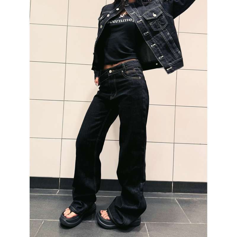 Unisex Casual Daily Denim Jeans - Image 4