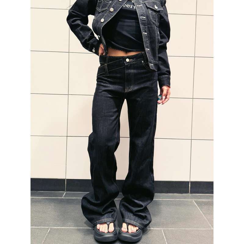 Unisex Casual Daily Denim Jeans - Image 1