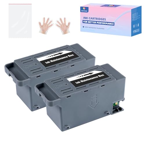 NEXTPAGE Remanufactured Ink Maintenance Box Replacement for Epson C12C934591 Work for ET-8550 ET-16600 ET-5850 ET-5800 ET-16650 ET-8500 WF-7840 WF-7820 ET-5880 WF-7310 ST-C8000 Printer - 2 Pack - Image 1