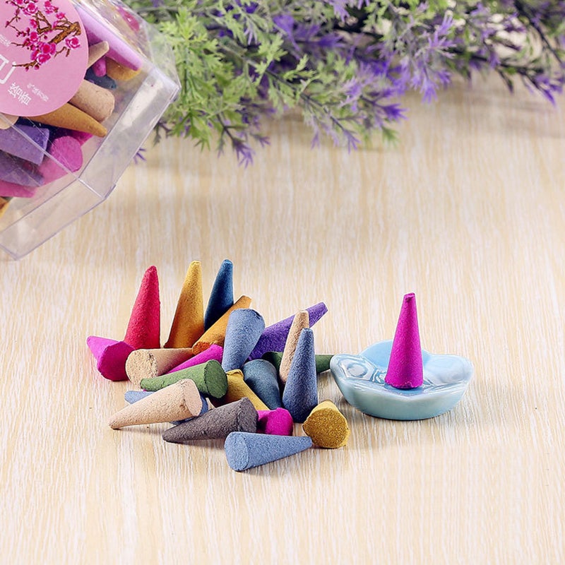 Incense Cones 175Pcs Mixed Scents - 15-Minute Burn Time Plant-Based Relaxation Tool for Home Office Yoga Room Meditation Spiritual Rituals - Image 5
