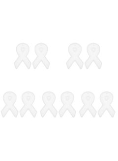 EXCEART EXCEART 10 Pairs Earring Resin Jewelry molds Resin epoxy Casting molds Love Ribbon Mold Silicone Molds with  - Image 1