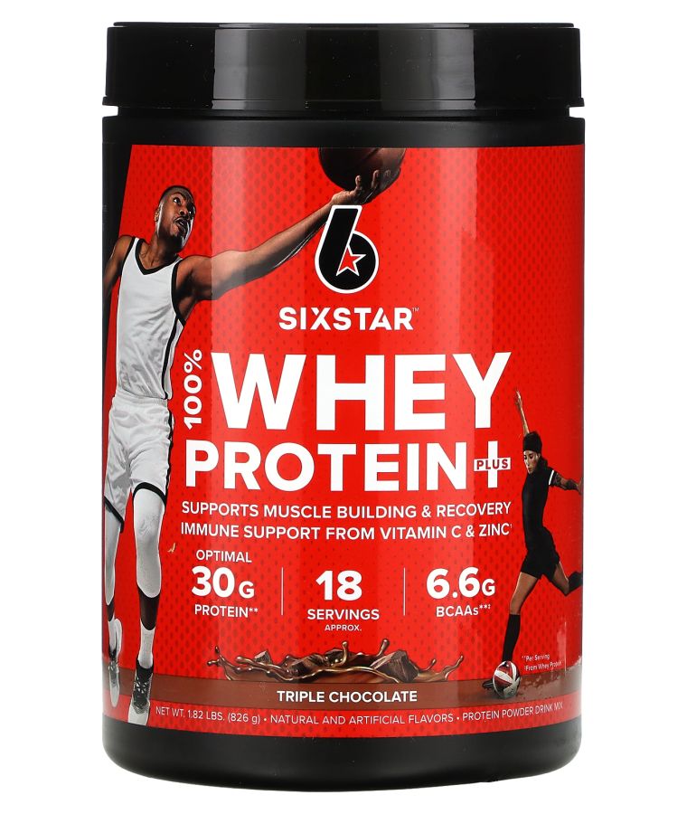 100% Whey Protein Plus Triple Chocolate 1.82 lbs (826 g)
