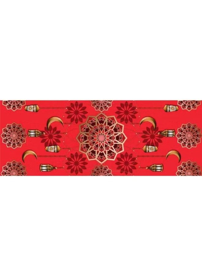 ACLIX Muslim Ramadan Printed Plastic Table Sheet Cover Multicolor - Image 2