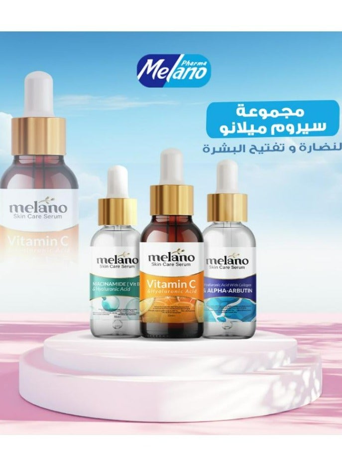 MELANO Hyaluronic Skin Care Serum With Collagen And Alpha Arbutin 50 ML - Image 2