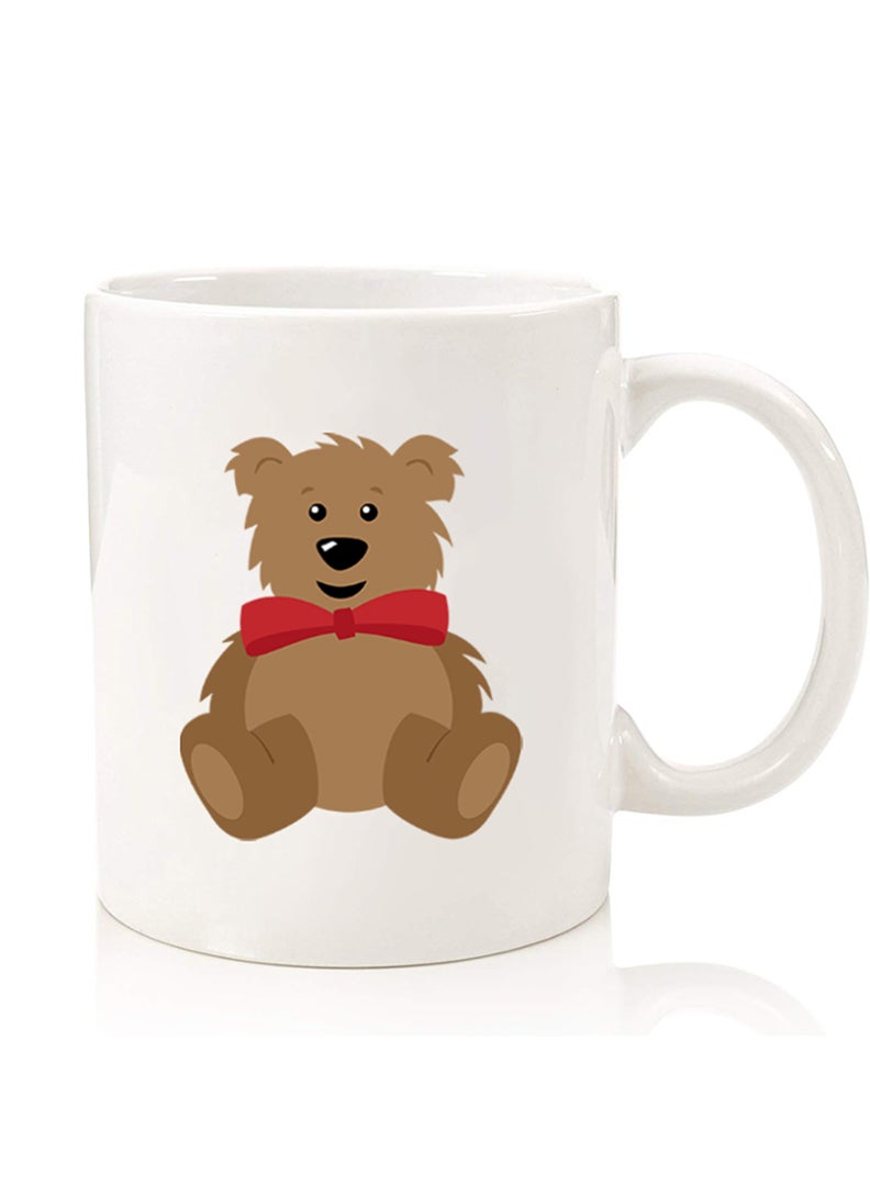 Theodor Premium Quality Two Sided Printed Coffee Mug Tea Cup For Home Office, Kids Men Women teddy bear - Image 1