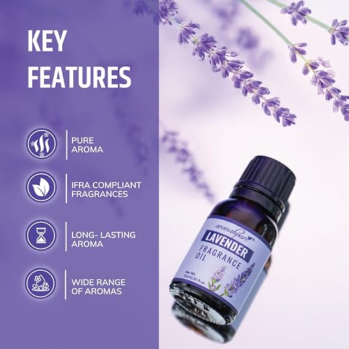Aromahpure Fragrance Oil |30 ml|Pack of 2|Lavender,Lemongrass Aroma Oil for Home Fragrance|Best for Aromatherapy|Helps in concentration & meditation|Used in Diffusers, Candles, Air Fresheners, Soaps. - Image 5
