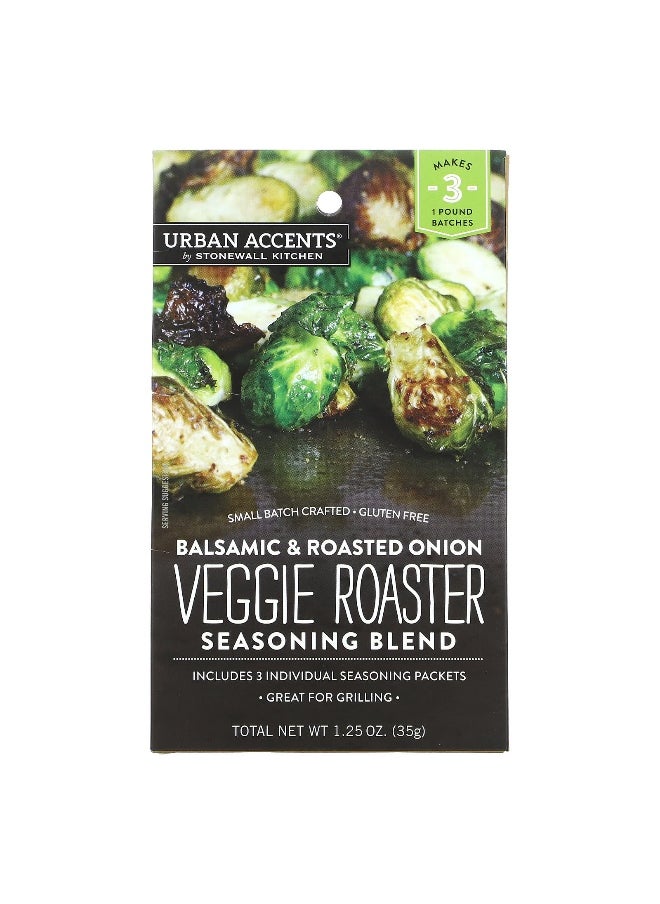 URBAN ACCENTS Urban Accents, Veggie Roaster Seasoning Blend, Balsamic & Roasted Onion, 1.25 oz (35 g)  - Image 1
