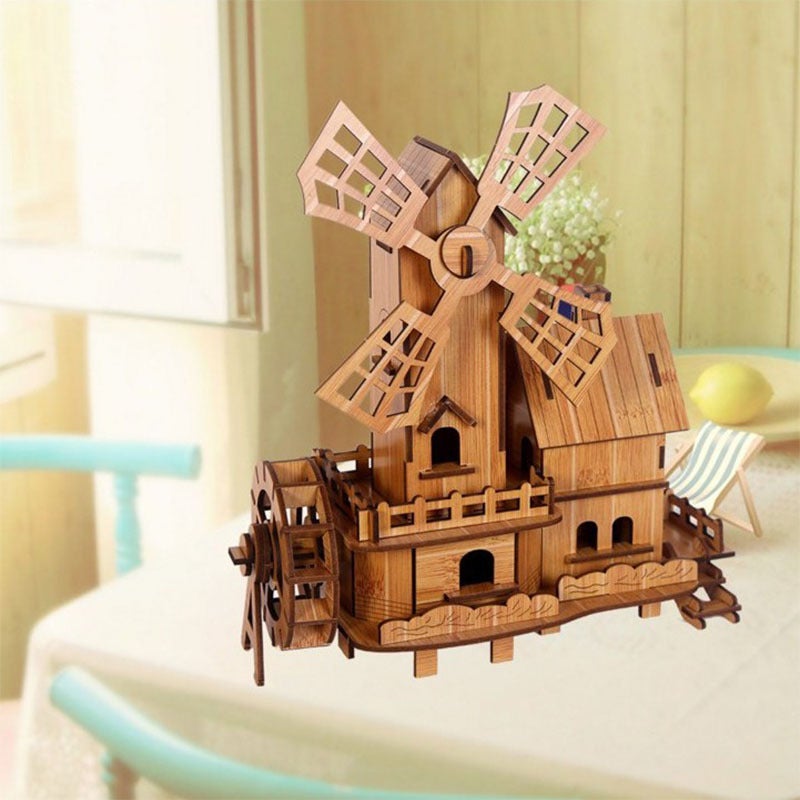 Sen Breathing Wind And Water Laser Cutting 3D Smart Assembled Model Diy Toys - Image 3