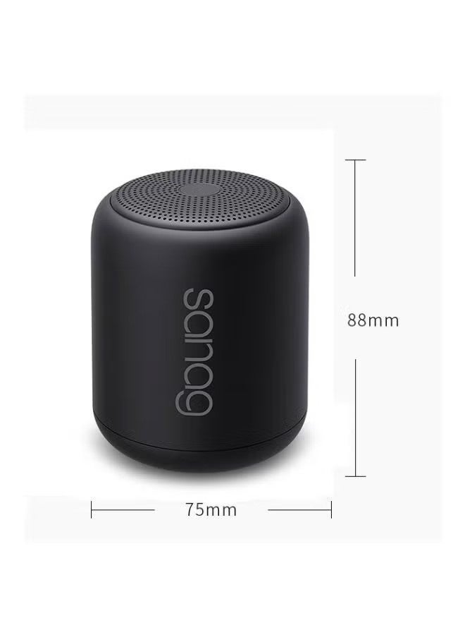 Sanag X6s Portable Bluetooth Speaker with Subwoofer, Mini Desktop Audio Player, Black - Image 3