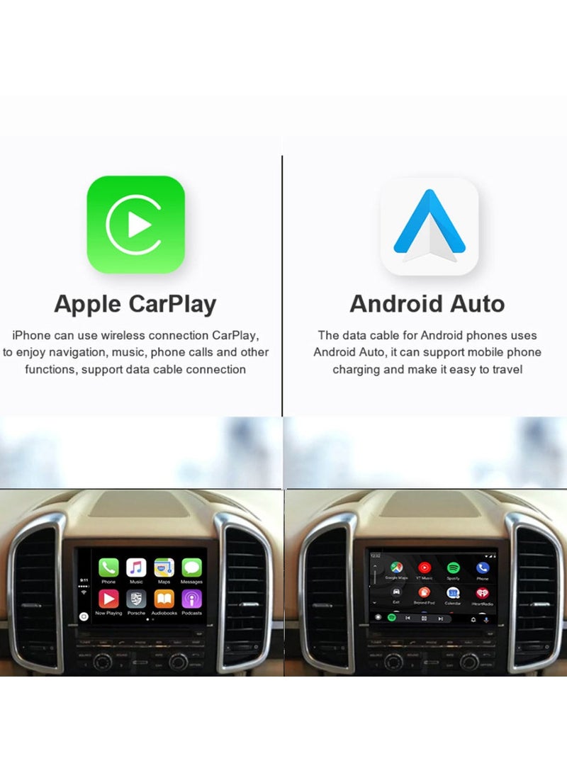 رايموس ترقية الوسائط المتعددة لنظام Raymos Wireless Carplay وواجهة Android Auto لنظام Linux لبورش PCM3.1 - رسم خرائط الهاتف وتشغيل الصوت والفيديو المحلي، ودعم تثبيت نظام AHD الأمامي والخلفي مع كاميرا بانورامية بزاوية 360 درجة - Image 3